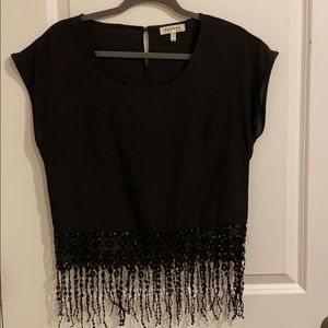 Simple Black Blouse